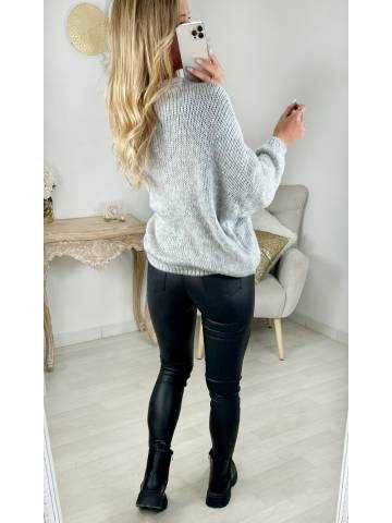 My Look Féminin| gilet en lainage gris ,prêt à porter pour femme