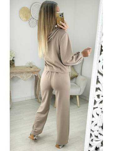 Ensemble léger camel à capuches